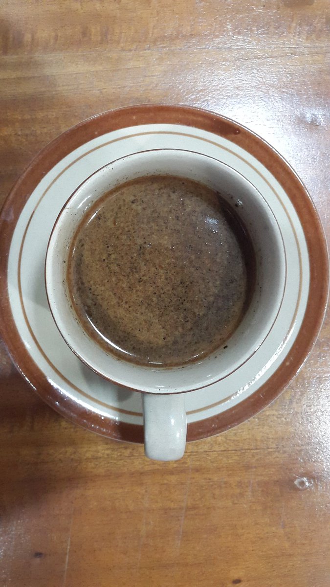 Ternyata memang benar adanya, 30% rasa kopi ditentukan oleh proses roasting. Ini berada di "Dark Medium Roasting". Rasanya lebih keras.