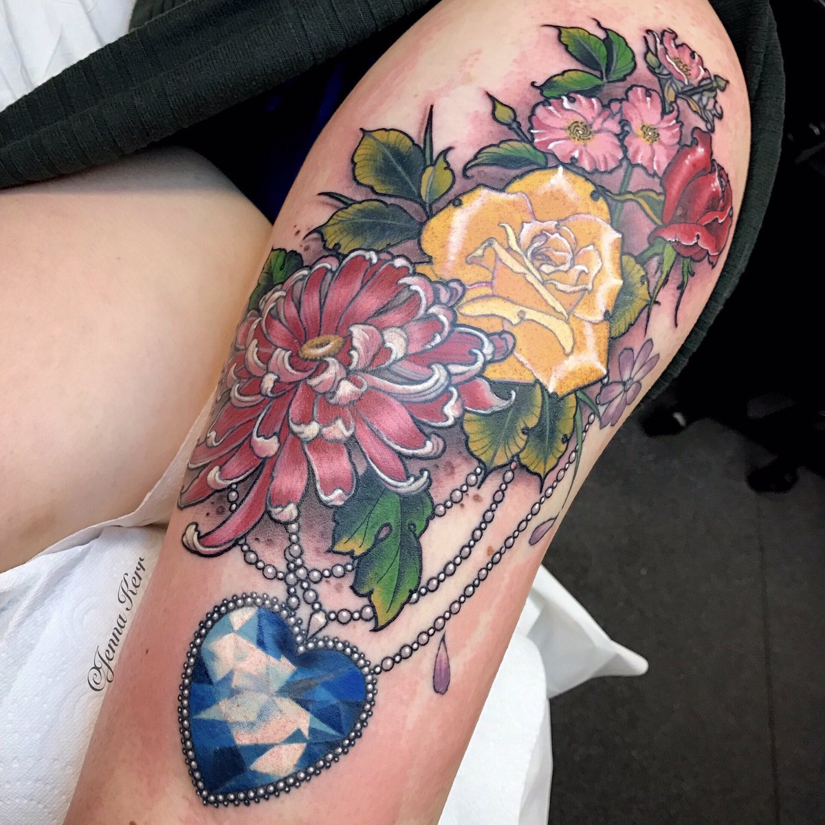 Loved working on this crystal  Jenna kerr Tattoo  Facebook