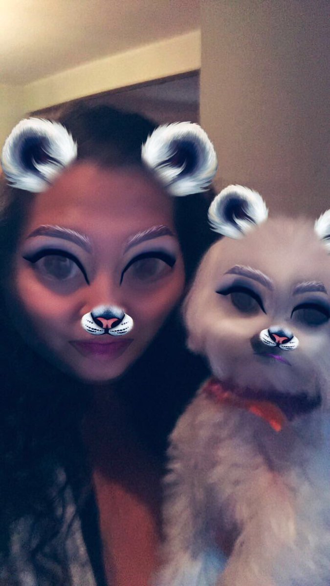 Pheramuse's tweet image. #HowIBondWithMyPet 
We snapchat!