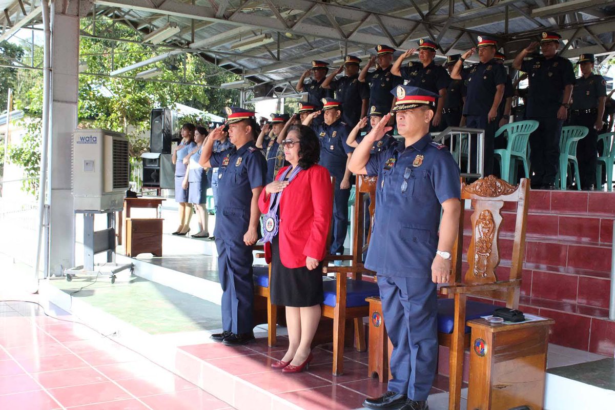 pnppro1's tweet photo. @OtdiponlPNP @pnpdpcr April 3, Dir. Evangeline R Almirante, NAPOLCOM RO1, as guest of honor &amp; speaker during the Distinguished Visitors Prog https://t.co/Pl65eon3dS