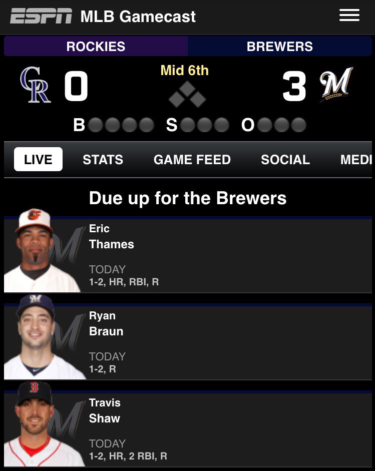 DaveK_CBS58's tweet photo. @321cuekevin The Brewers are like an All-Star Team. https://t.co/IEjDRp71dt