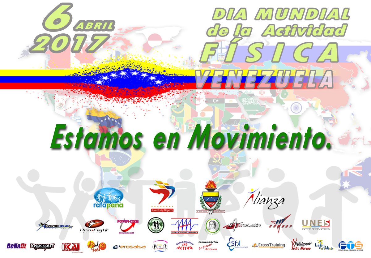 PROFIGHTSYSTEM's tweet photo. #VENEZUELA SE UNE A LA CELEBRACION DEL DIA MUNDIAL DE LA ACTIVIDAD FISICA, #ACTIVADOS Y EN #MOVIMIENTO https://t.co/B3BGeEcJnV