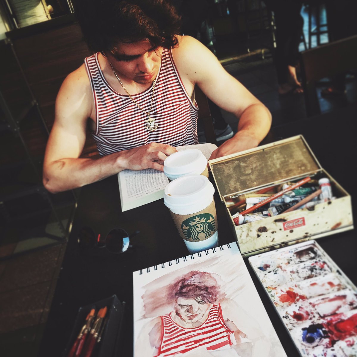 Reading brother. Today was a wonderful day.