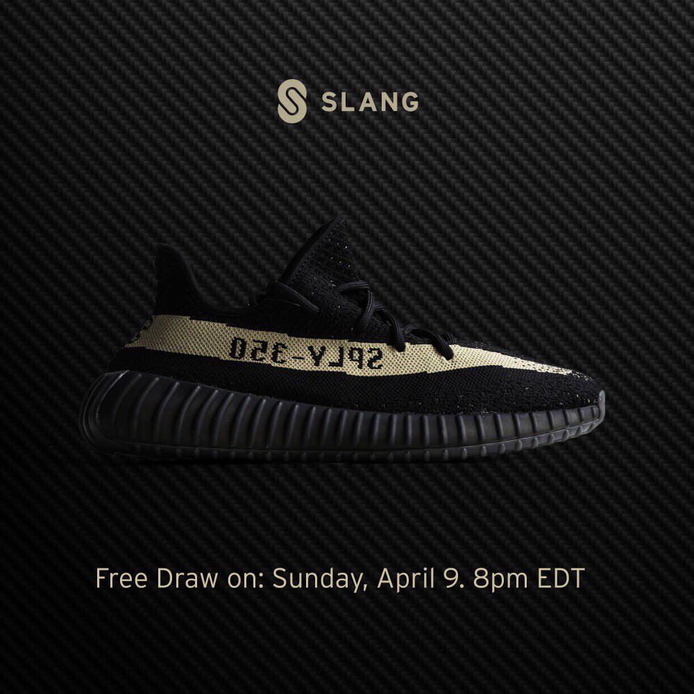 AutoNV2's tweet photo. Signup and share to win this "Yeezy Boost 350 V2" in the free weekly draw on Slang · https://t.co/CYchNfckAe https://t.co/hRLmV1SlUa