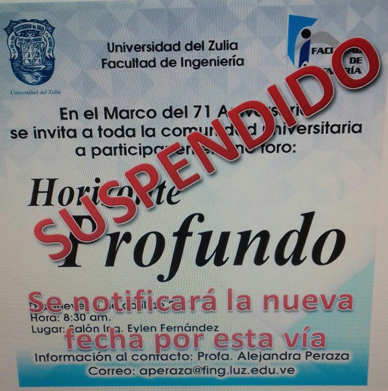 FingLUZ's tweet image. Suspendido cine foro mañana. Se notificará nueva fecha por está misma vía.