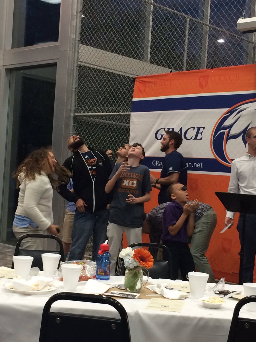 teamterris's tweet photo. Coach Appreciation Dinner, Chris Corchiani, & Cookie on the face challenge = Great Night! #Coach2ChangeLives #3DCoach #InHimAllThings https://t.co/xAEZekG8hj