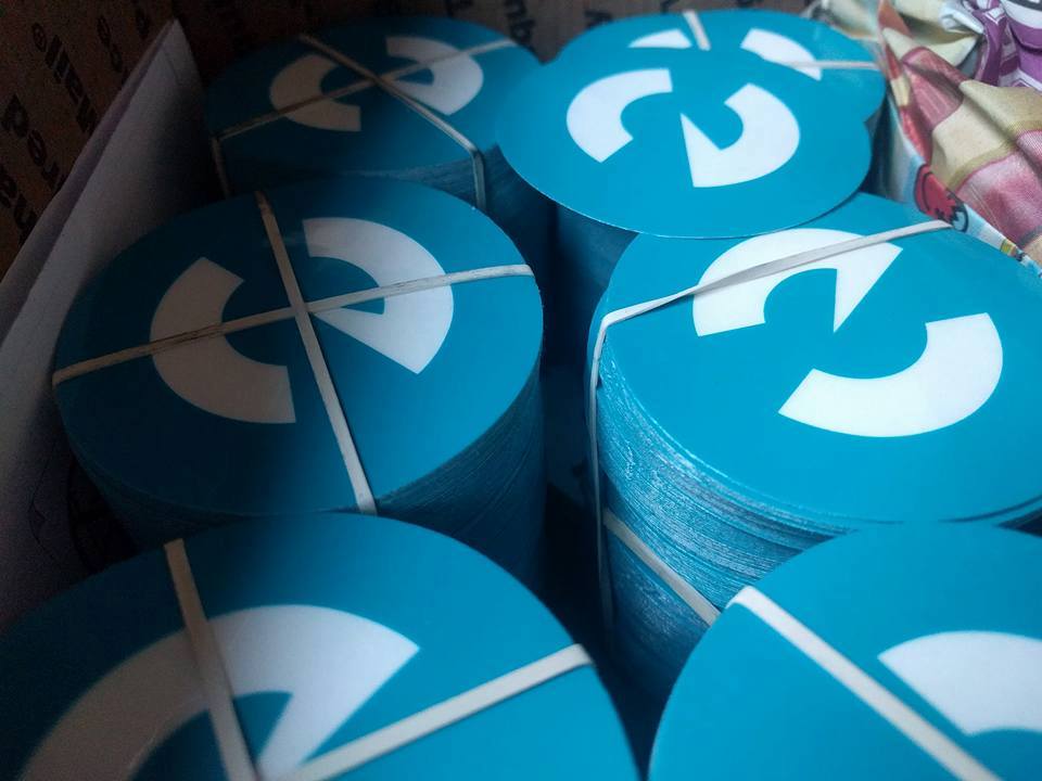 myetherwallet's tweet photo. Reminder: We will send you stickers! Just send us your mailing address! (We don't keep addresses after sending #NotStalkers #BadMarketers) https://t.co/laVEnMggyD