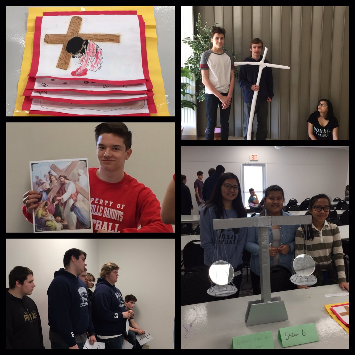 NDHS Stations of the Cross. #jesus #saves.