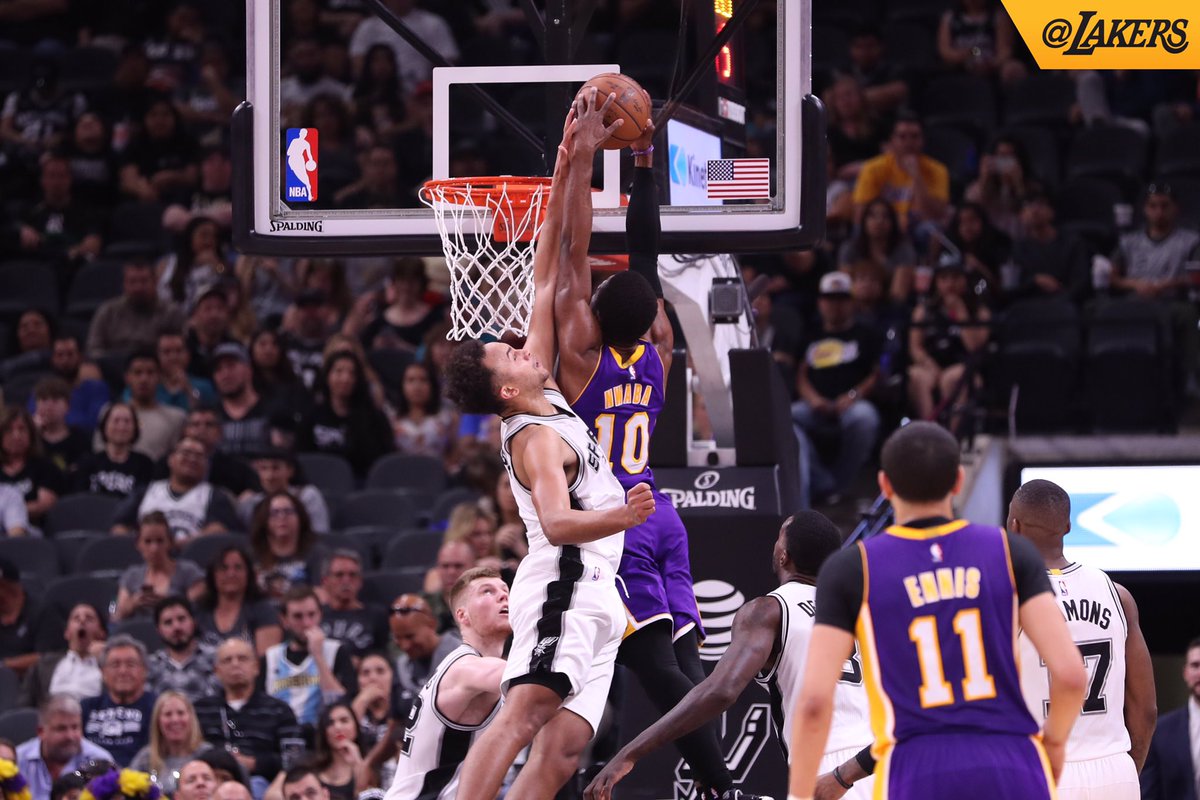 Lakers's tweet photo. Vicious 💪 https://t.co/a6wWTn12Qj