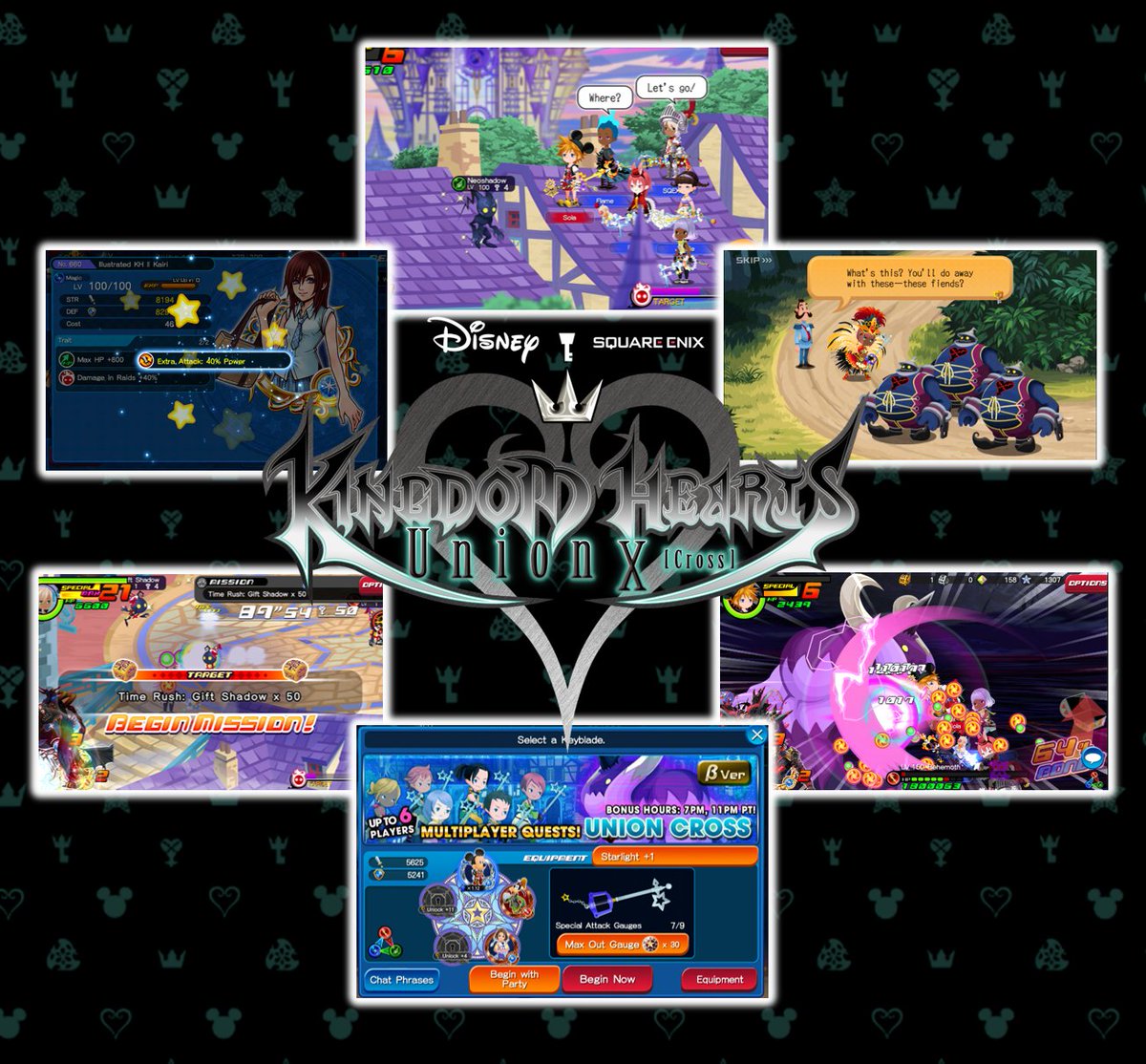 KHMLink_NA's tweet photo. And after maintenance, the global version of KINGDOM HEARTS Unchained χ evolves into KINGDOM HEARTS Union χ[Cross]! #KHUX https://t.co/bpHRb7YdtV