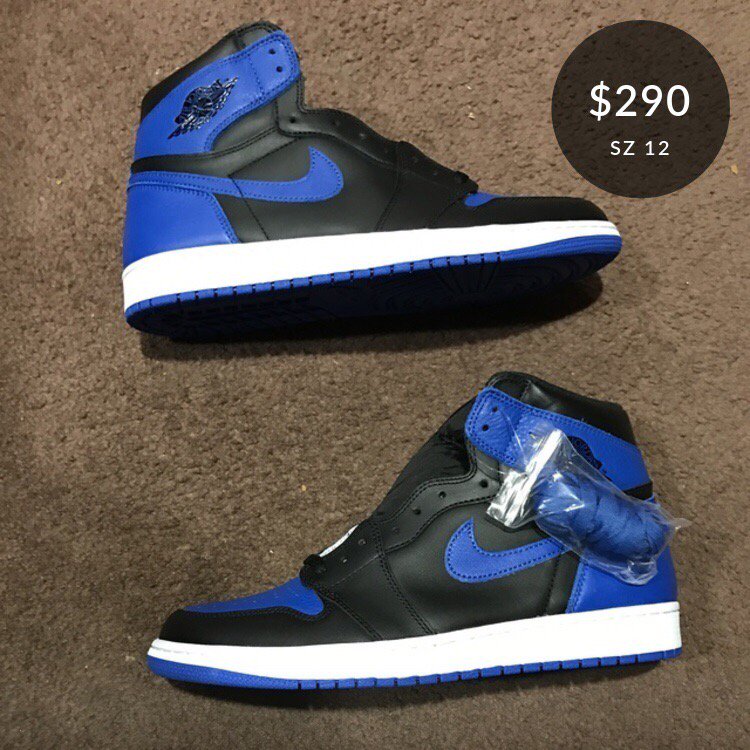geejmasterflex's tweet image. Check out this listing: Air Jordan 1 Retro High OG 'Royal' 2017 goat.app.link/YWkfQ1x56B #GOATAPP
