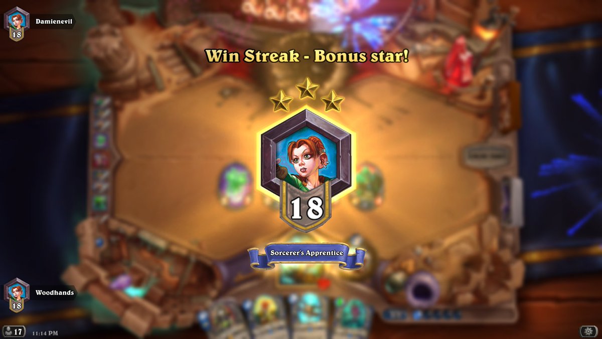 WoodhandsHS's tweet image. Late start to the season but a steady climb! Playing #JadeDruid #Hearthstone @HSRetweet
