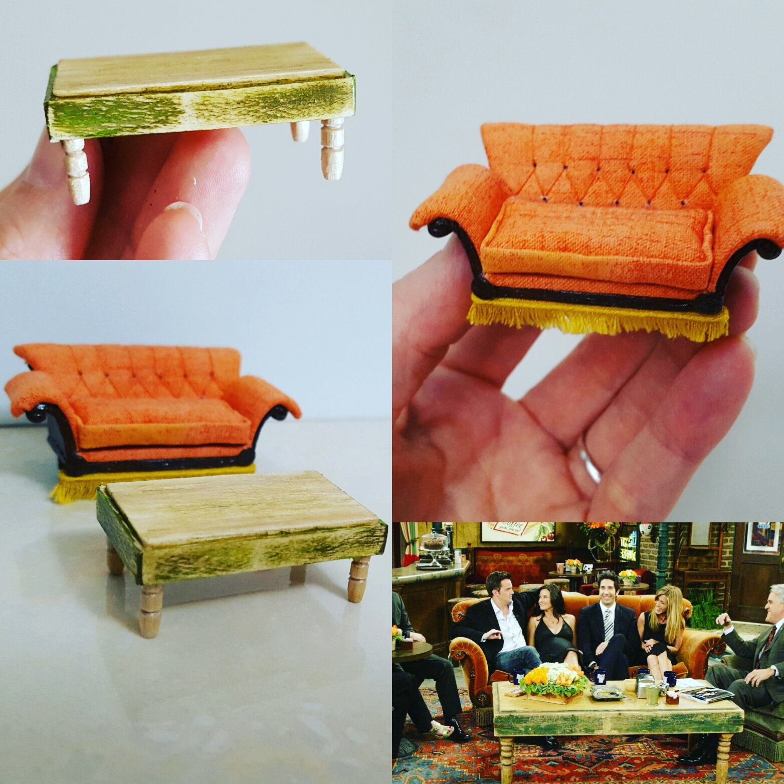 Friends couch miniature sale