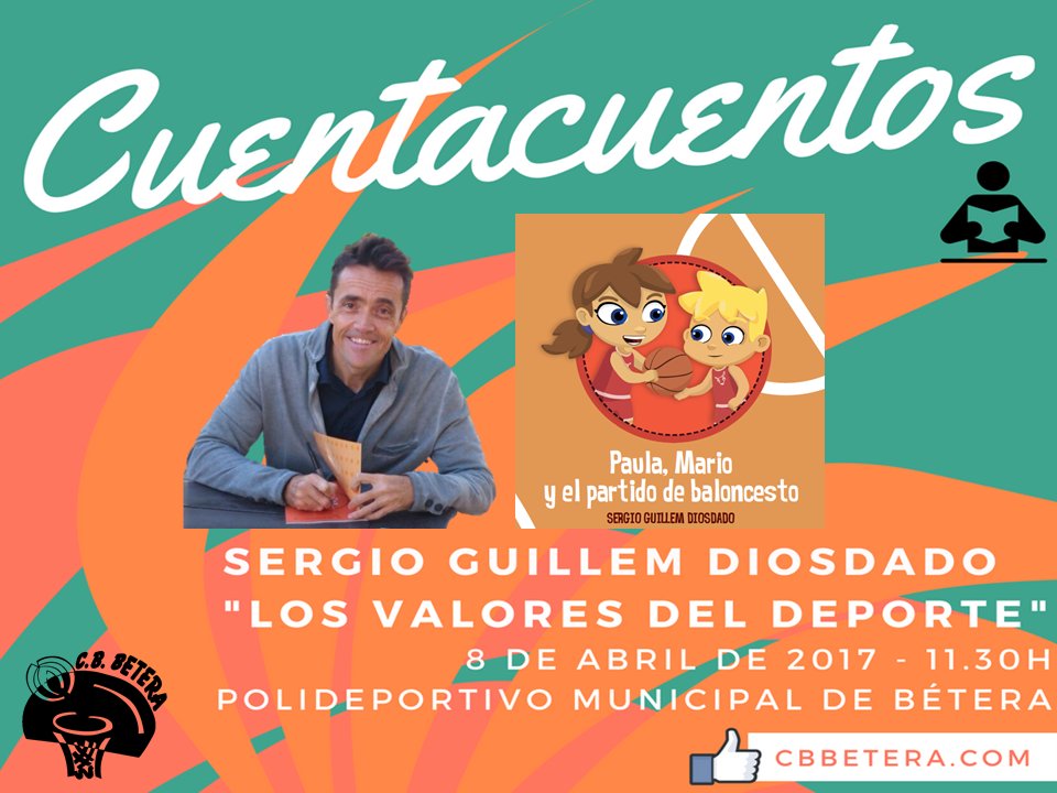 betera.com (@beteracom) on Twitter photo El CB Bétera organitza un contacontes amb Sergio Guillem <a href="/cbbeteraescuela/">C.B. BÉTERA</a> betera.com/2017/04/06/el-… El CB Bétera organitza un contacontes amb Sergio Guillem <a href="/cbbeteraescuela/">C.B. BÉTERA</a> betera.com/2017/04/06/el-…