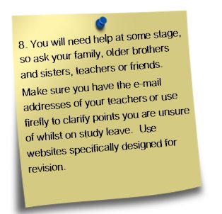 teddingtonschl's tweet image. #RevisionTip number 8 - Ask for help. #Teddington #School