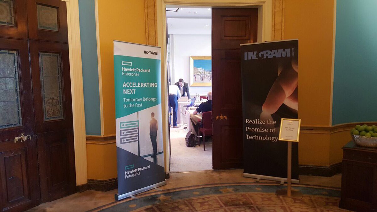 IngramMicroUK's tweet photo. What a perfect day to host our @HPE_UKI Storage Golf Day at @StokePark! 15 partners are joining us for a day of workshops &amp; a round of golf! https://t.co/XfVLmGmBIk