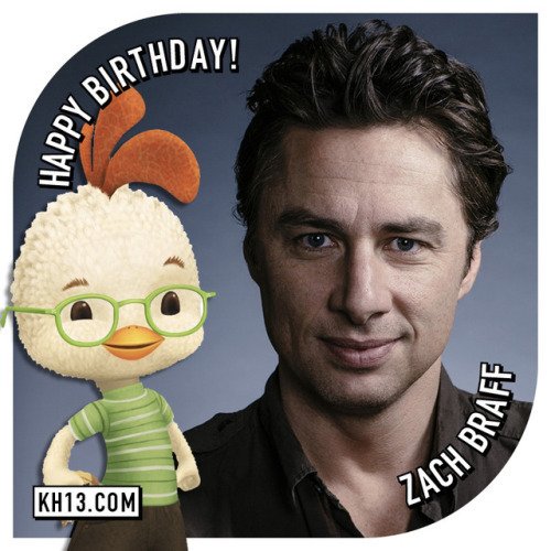  Prepare to hurt! Happy birthday to Zach Braff...  