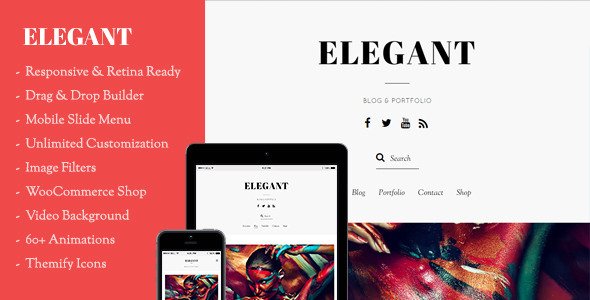 wonsterscript's tweet image. Elegant – Minimal Blog &amp;amp; Portfolio WordPress… wonsterscript.com/elegant-minima… #WordpressThemes #advancedadmin #creative #dragdropbuilder #modern