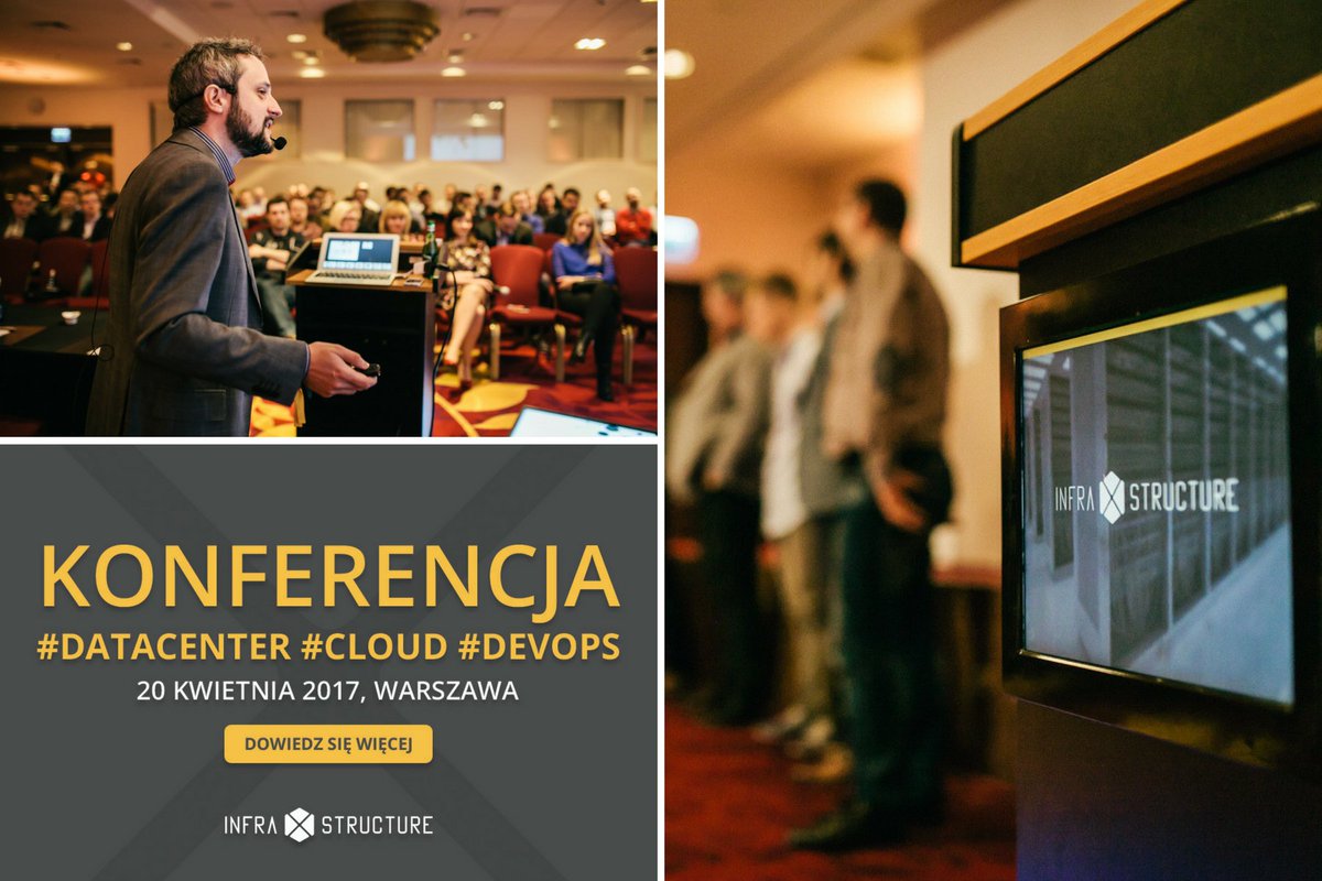 dziennik's tweet image. Już 20.04 zapraszamy wszystkich na święto Data Center, Cloud i DevOps, czyli @infraXstructure 2017! Kupujcie bilety 15% taniej z kodem DI15
