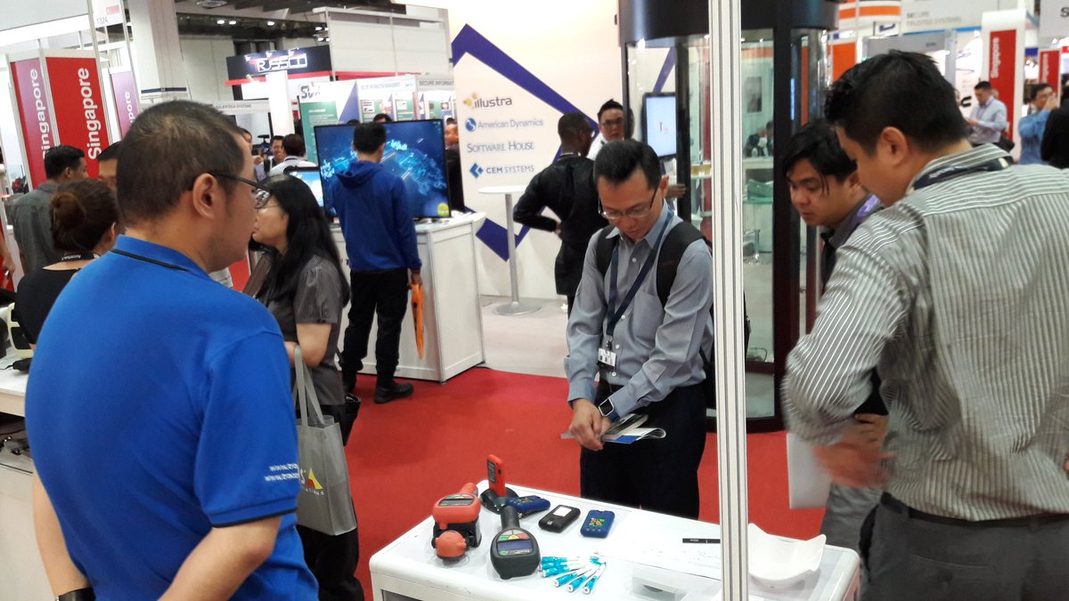Adam_Golightly's tweet photo. Last day @milipolasiapac for @TracercoMonitor @CBRNUK @SRP_UK lots of new contacts made, it's been a good show #radiationsafety #tracercoPED https://t.co/knb5lqGG11