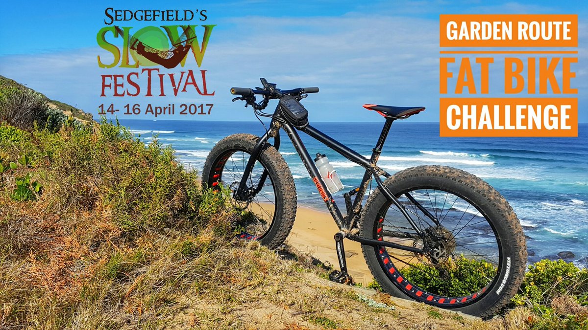 SlowFestival's tweet photo. Thank you to @CapeNature1 and @AMD_Odyssey for support if the #GardenRoute #Fatbike Challenge in #Sedgefield #SlowFestival2017 #discoverwc https://t.co/HMnHS1wUbK