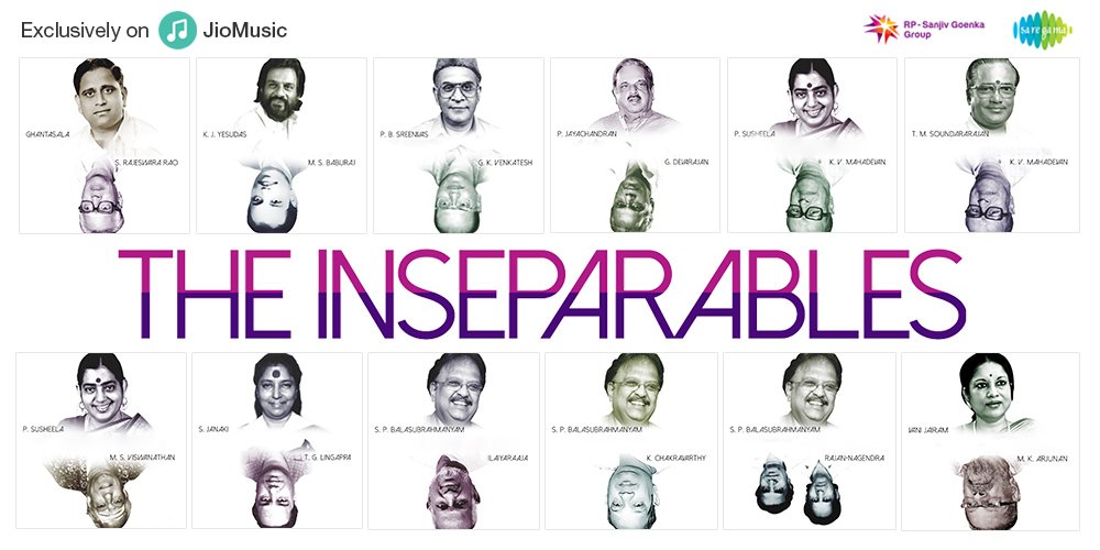 JioMusicHD's tweet photo. 👉Exclusively on #JioMusic👈
Presenting #TheInseperables by some of the best artist duos of the south.
Tap to unlock - https://t.co/h7JYZ3IRRB https://t.co/I0LR2pX6jJ