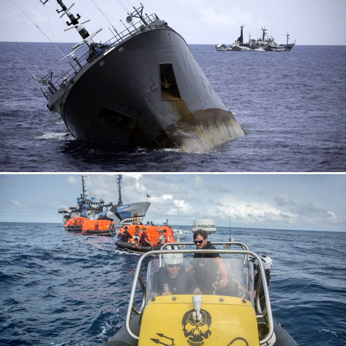 OceanBanter's tweet photo. 2 years since the #Thunder was scuttled. 2 years since I met their crew, which changed the trajectory of work forever. #Bandit6 #OpIcefish https://t.co/QveeBRUEHv
