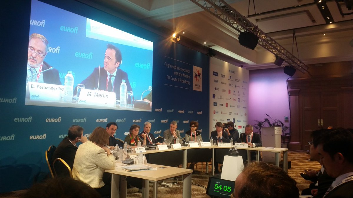 In Malta EUROFI conference debating on economic prospects, banking future, challenges from Brexit, digitalisation, regulation and politics.