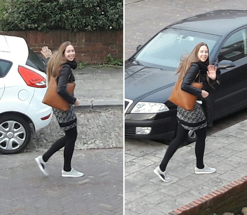 LiFaxi's tweet photo. Bye Bye auto! Vandaag even niet! #wandelnaarjewerkdag https://t.co/tujfi9qnds