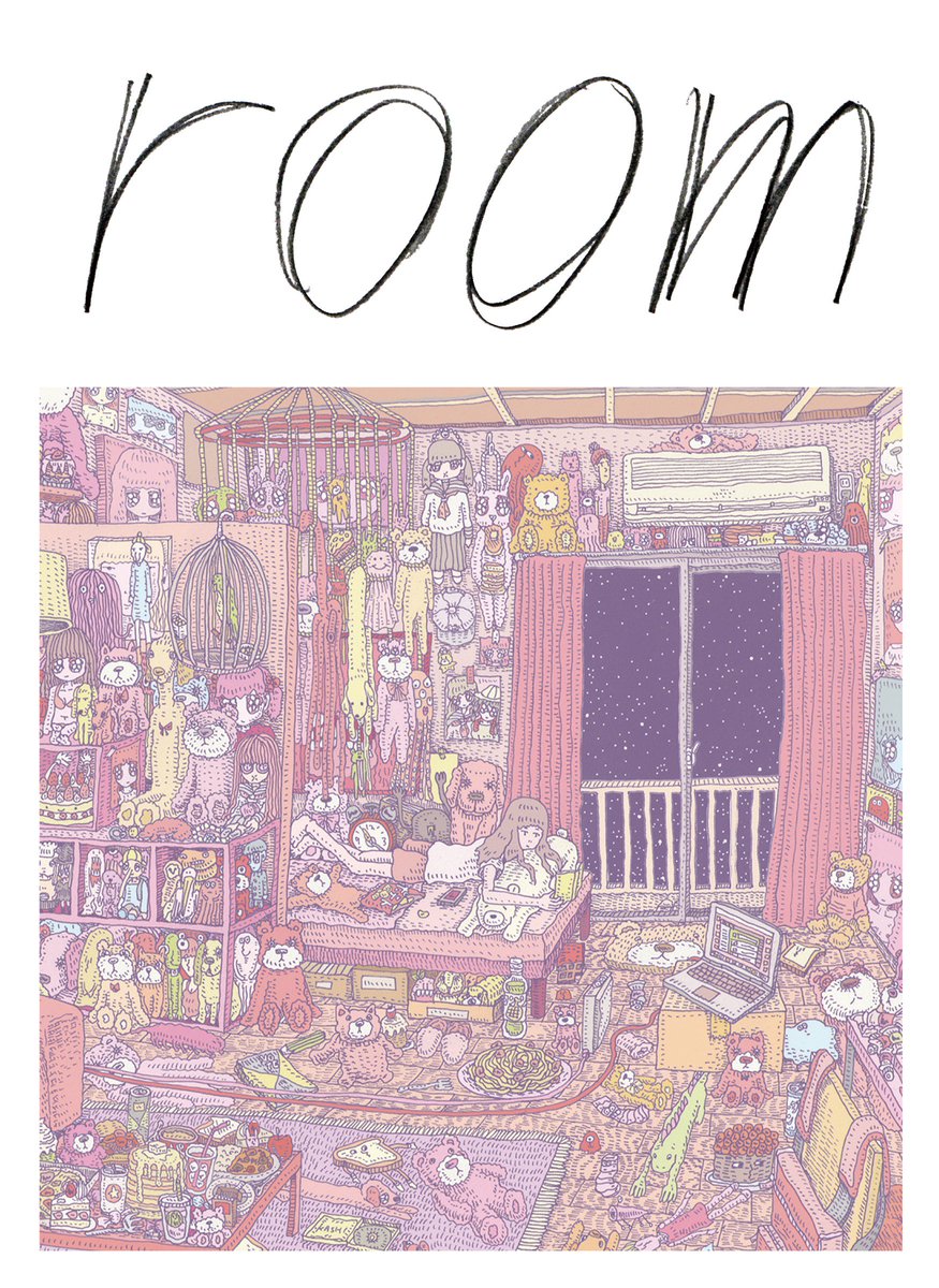 中村一般 Twitterren Room カラーイラスト本 16ページ A5 500 部屋を特集したイラスト本です アナログ作品2枚入ってます よろしくお願いいたします コミティア1 Comitia1