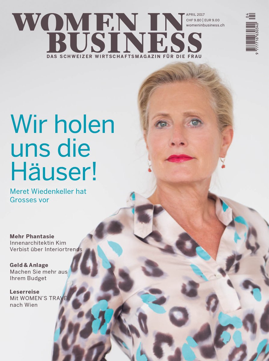 magazinWiB's tweet photo. Ab heute am Kiosk: Unsere April-Ausgabe! #wirholenunsdiehäuser #immobilienverwaltung #vonundfürfrauen #WOMENINBUSINESS https://t.co/Kut3Y0FN4I