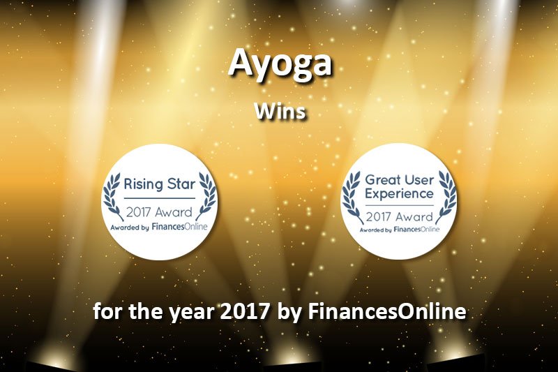 ayogads's tweet photo. We are happy to inform that Ayoga was awarded two of the prestigious Finances Online awards.
https://t.co/GAxac7mJXs 
#ayoga @Financesonline https://t.co/3X99mg8hjT