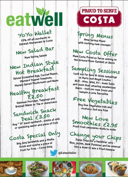 Visit any of the catering outlets to get a delicious snack and take advantage of our great offers?! <a href="/eatwellelior/">Eatwell Restaurants</a>