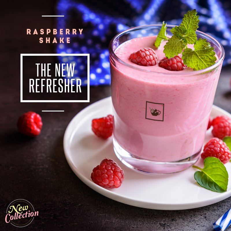 AffogatoUAE's tweet photo. #Fresh #raspberries and #happiness, #blended into a #delicious #milkshake. Do try out this #cheerful addition to #TheNewCollection. https://t.co/4eX0l3tRKj