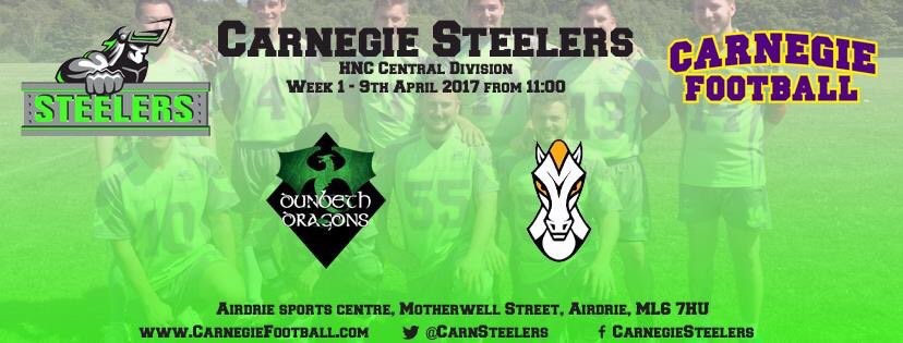 CarnSteelers's tweet photo. Opening to the BAFA 2017 Flag League this Sunday for the Steelers against the @thebroncos and the @DunbethDragons #BAFA #HNC https://t.co/SRSGaJO23S