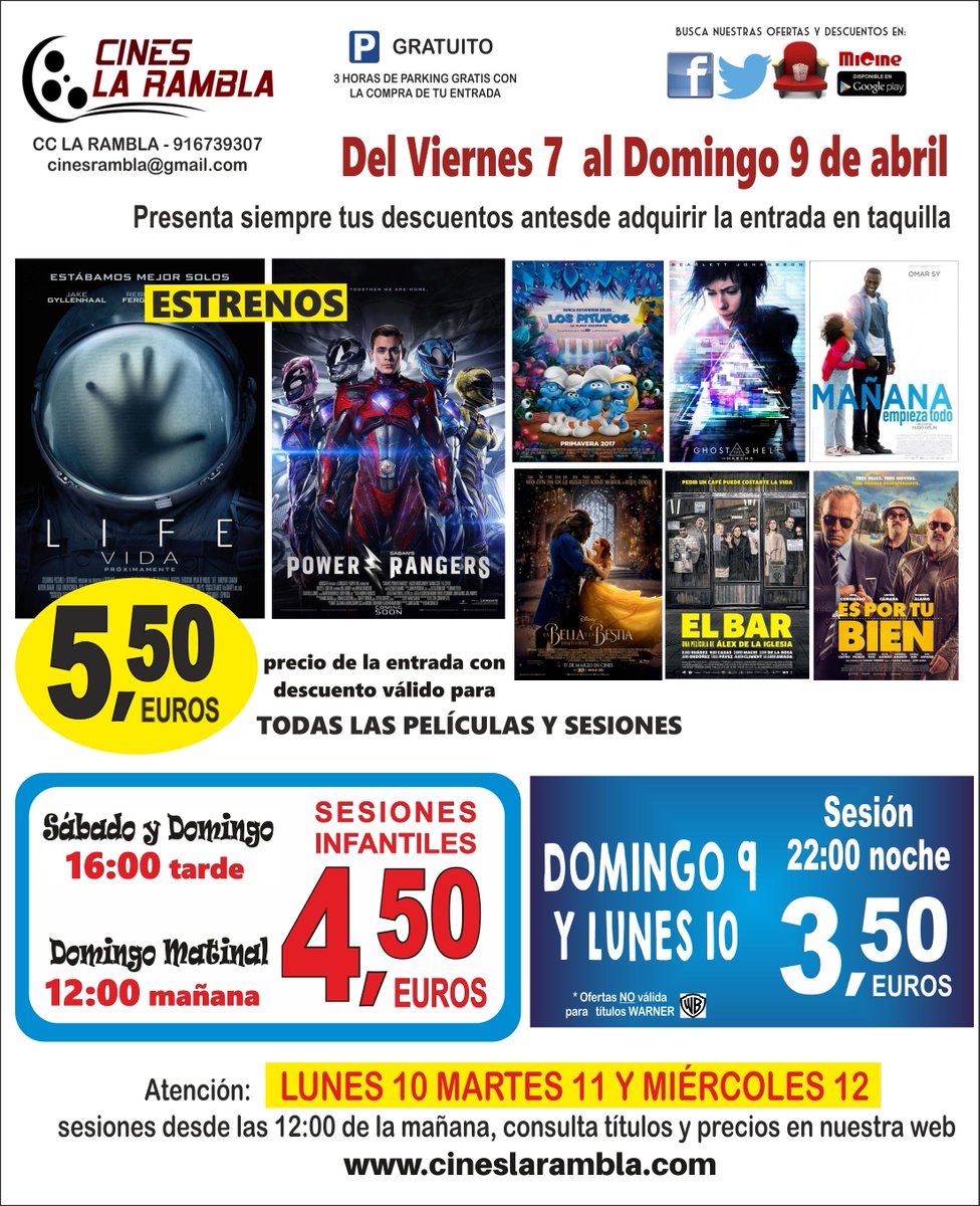 cines las ramblas coslada