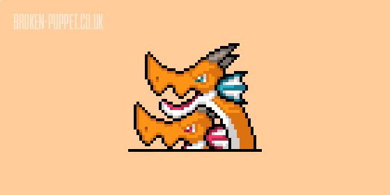 broken_puppet's tweet photo. A @Hydra for @Pixel_Dailies. It was inspired by #finalfantasy adventure. The line-art was my focal point. #pixel_dailies #pixelart #aseprite https://t.co/zvpL5AkFJV