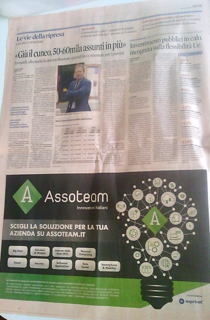 ZeroUnoGroup's tweet photo. Consorzio #Assoteam @Esprinet_ita: il collettore che racchiude progetti significativi e soluzioni all'avanguardia.
Siamo tra gli innovatori! https://t.co/SmN1Y9vfPb