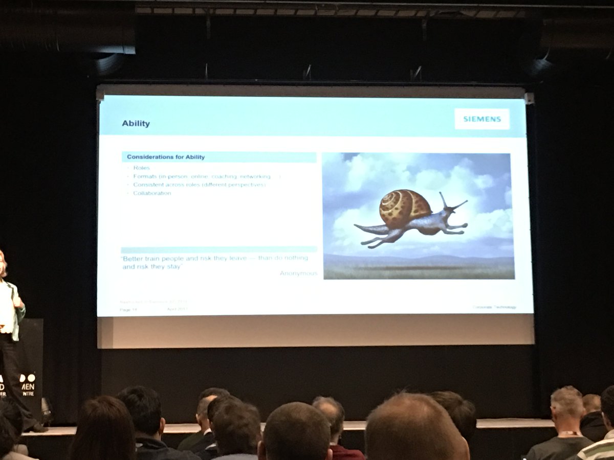 hkoziolek's tweet photo. Siemens: “Ability“ visualised as flying slug?? Is this some cryptic comment on ABB’s new cloud platform (called ”ABB Ability“? ;) #ICSA2017 https://t.co/Ffo8d2mRJT