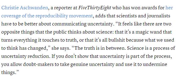 edyong209's tweet photo. This, from @cragcrest. is one of the most important things that science journalists have to get better at. https://t.co/IJ0wFDZSAA https://t.co/MjzuEBoi52