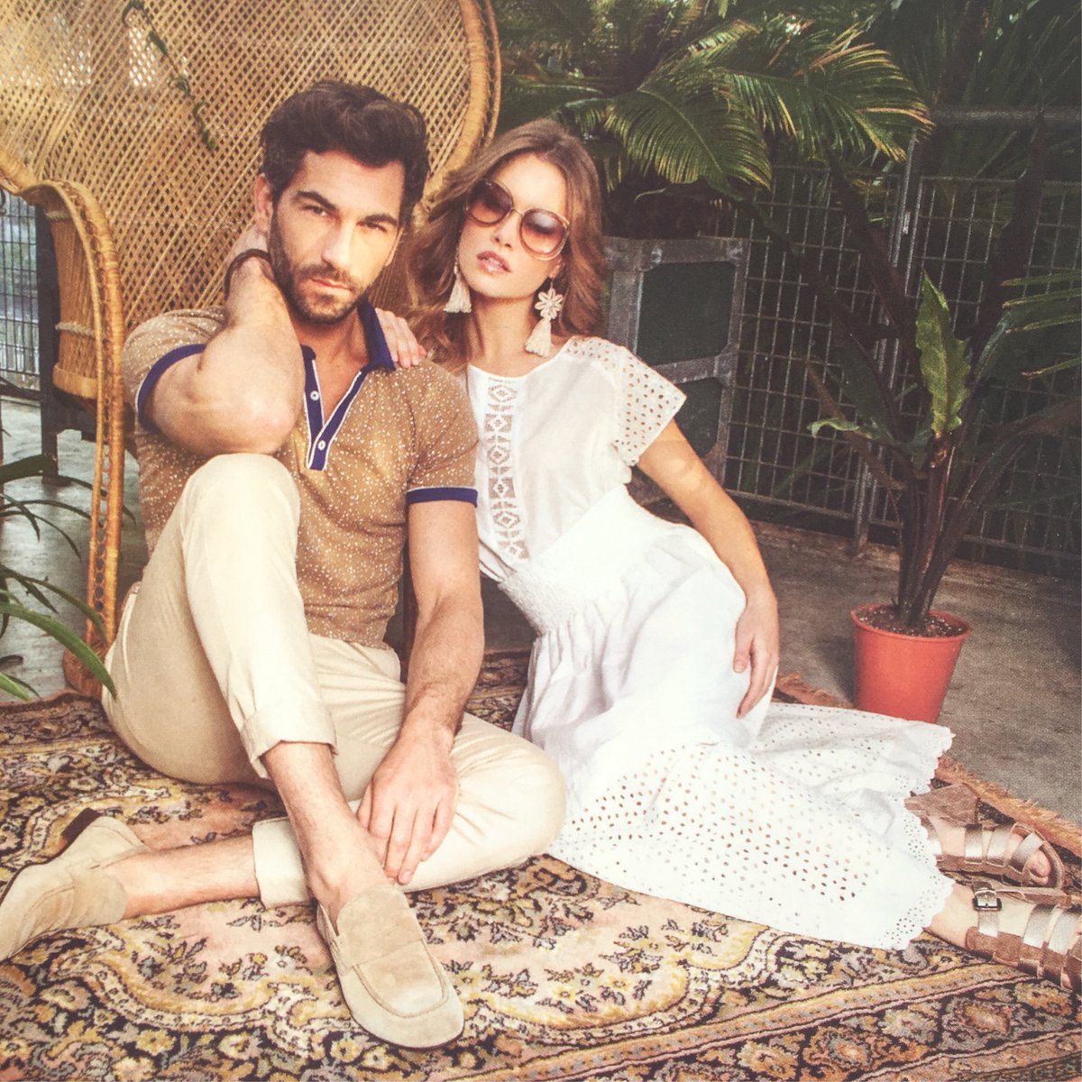 In love with this beautiful photo of our embroidery top and skirt. Credits for Dungelmann 📸 #bandolerafashion