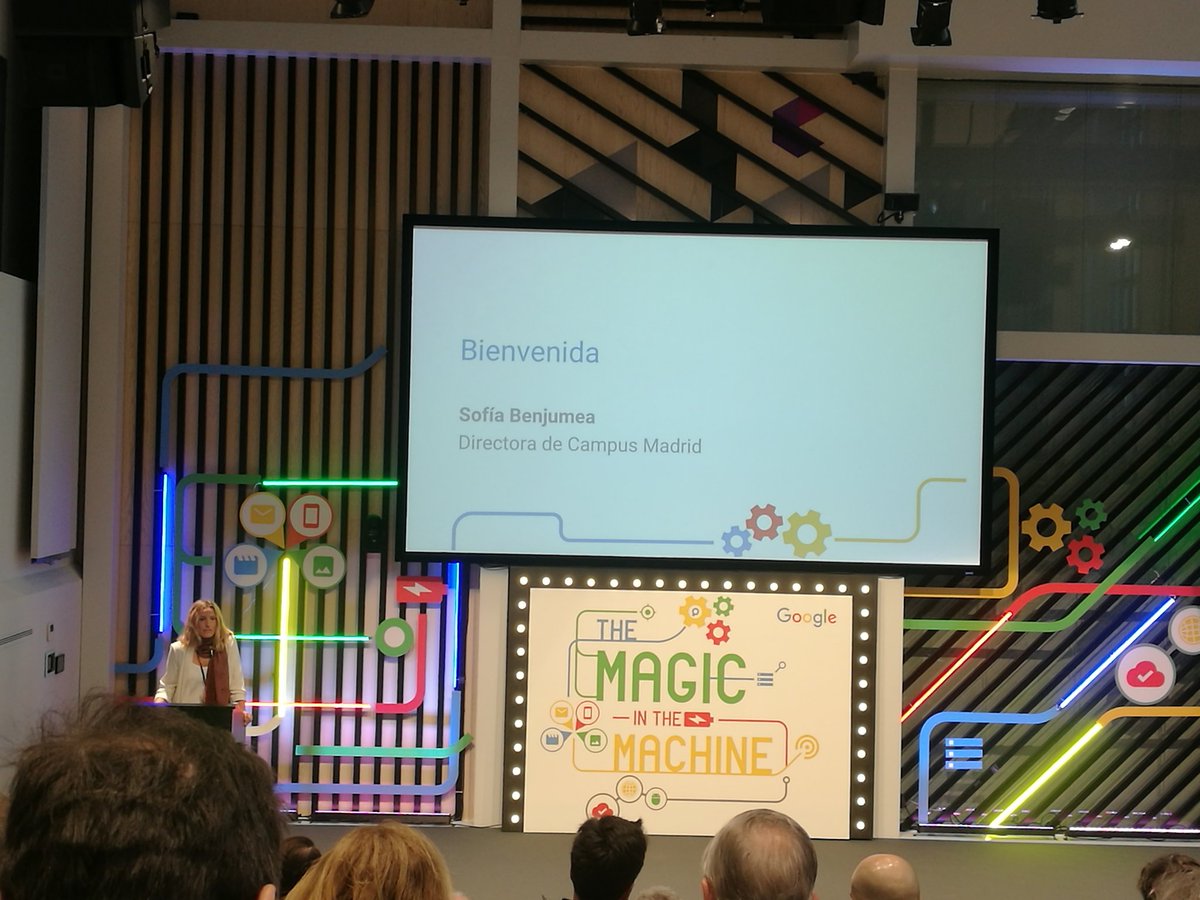 encarsl_'s tweet photo. En #CampusGoogleMadrid #TheMagicInTheMachine https://t.co/hZ86wxwSis