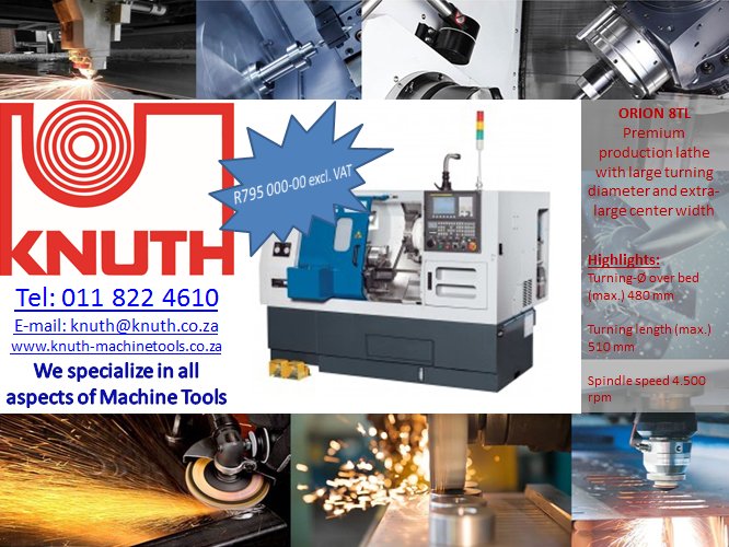 KnuthSA's tweet photo. STOCK SALE!!! #CNC #MachineTools #Lathe #Milling Tel: 011 822 4610 | knuth@knuth.co.za | https://t.co/oQfkGTwLgy https://t.co/KMrsIvy2tH