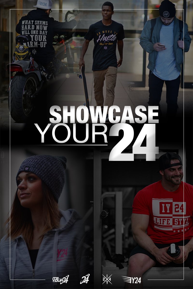 ITSYOUR24's tweet photo. Be FEATURED on our Facebook &amp; Instagram page!  We will post pictures of you wearing our gear and tag you. https://t.co/WcuiakeSGt #itsyour24 https://t.co/DJC2pHDn6o