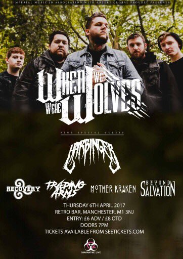 RCVRYUK's tweet photo. MANCHESTER. This is TODAY. Catch us with these awesome bands 👊🏻 https://t.co/EFwXJwNZ7J