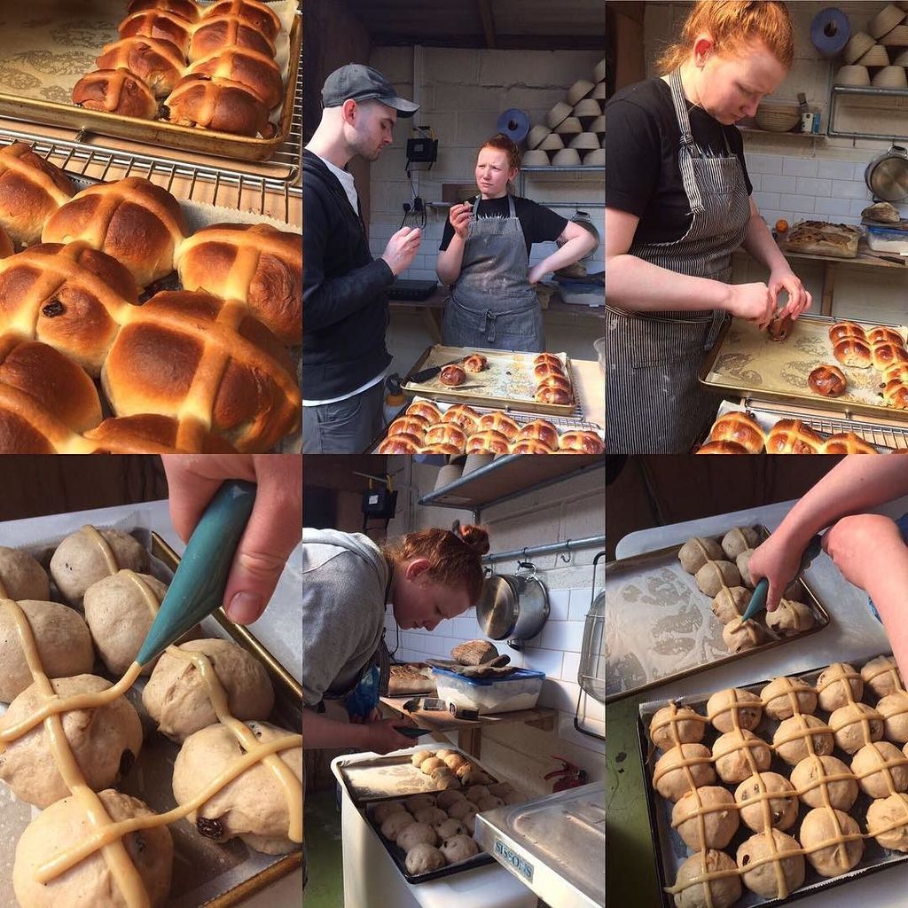 whitepostbakery's tweet photo. Last week's hot cross bun testing was successful! We will be baking them up until Easter. Available for pre-order.… https://t.co/xUzUdX81Zh https://t.co/qldJemwn9a