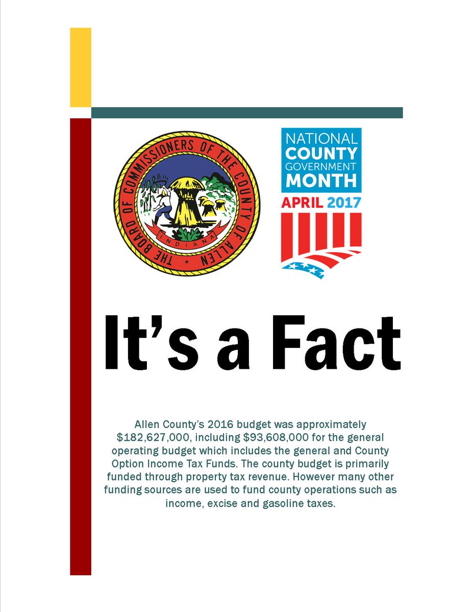 Ever wonder about the size of Allen County government's budget? Well, wonder no more.