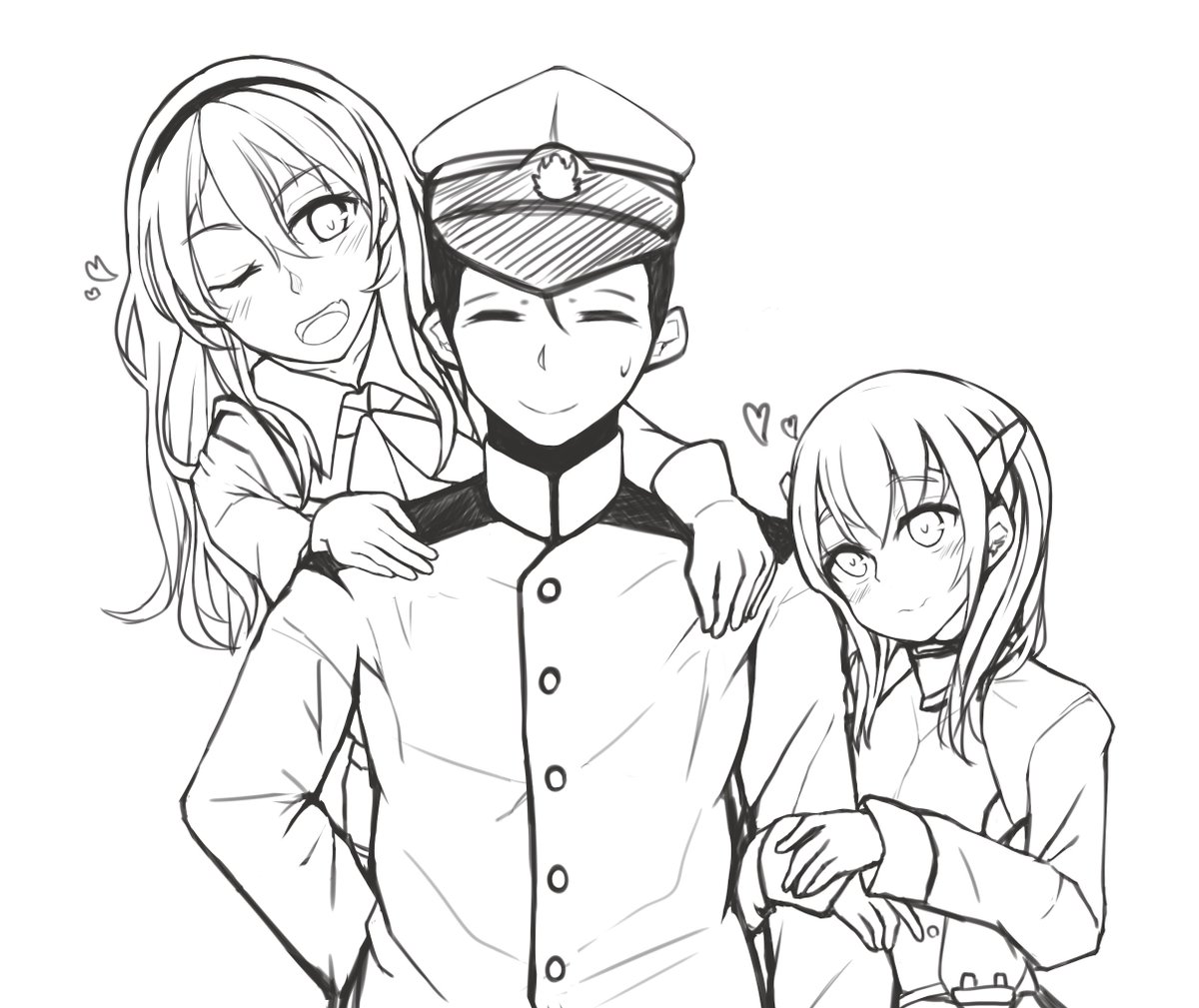 ラフ止まり。 