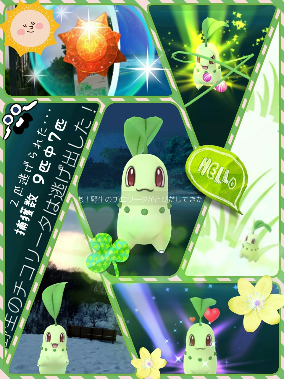 みんち ポケモンgo チコリータ たいようのいし 平岡公園がチコリータの巣になってた しかも今までになく巣らしい大量発生ー ２匹捕り逃したけど W その代わり 太陽の石 S W Sどの子にしようかなー T Co
