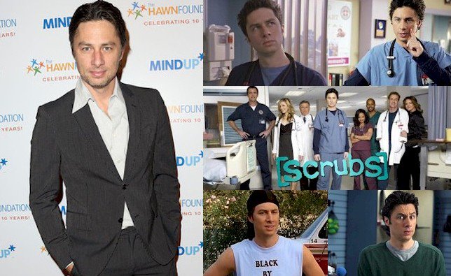 Hoy cumple 42 años Zach Braff (John \J.D.\ Dorian en Happy Birthday 